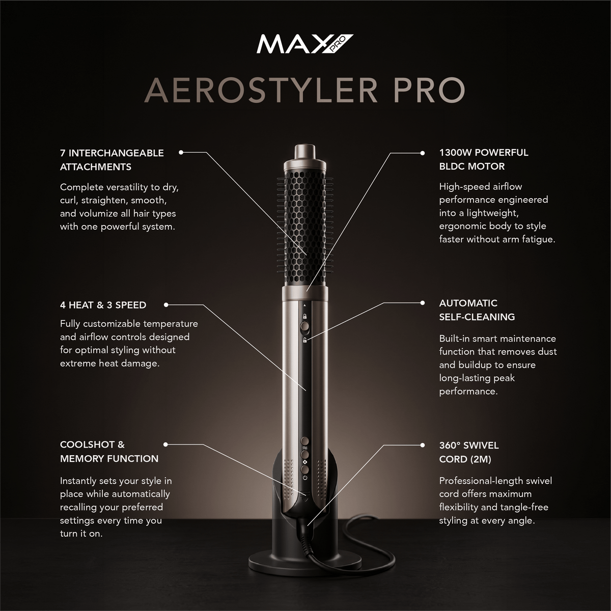 Max Pro Aerostyler Pro - Champagne Dune - Max Pro x MOHI