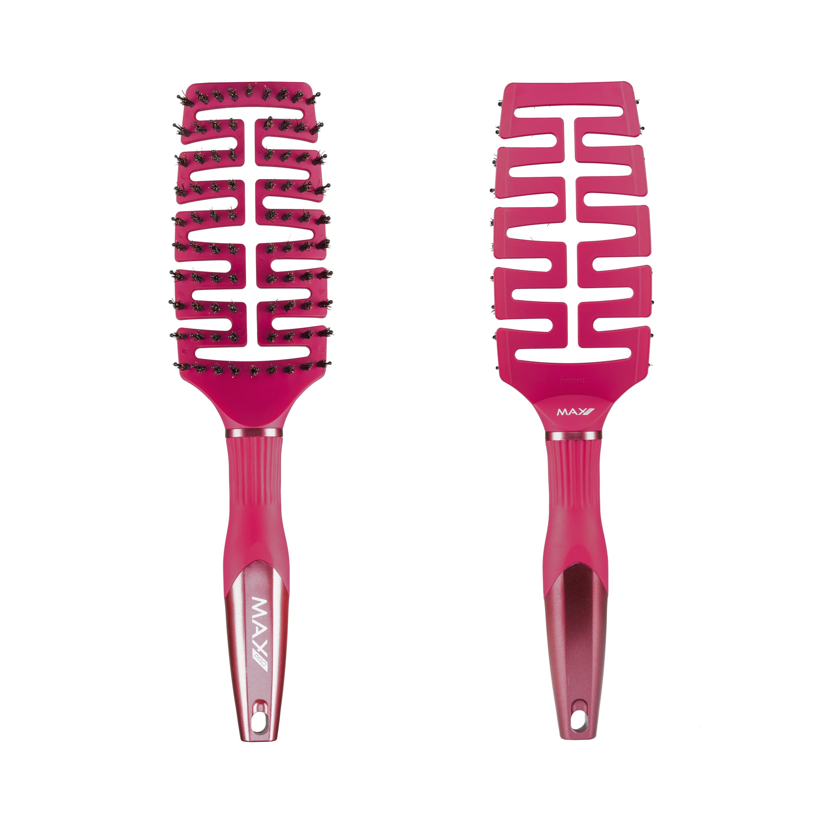 Max Pro Detangler Brush - Burgundy Beauty - Max Pro x MOHI