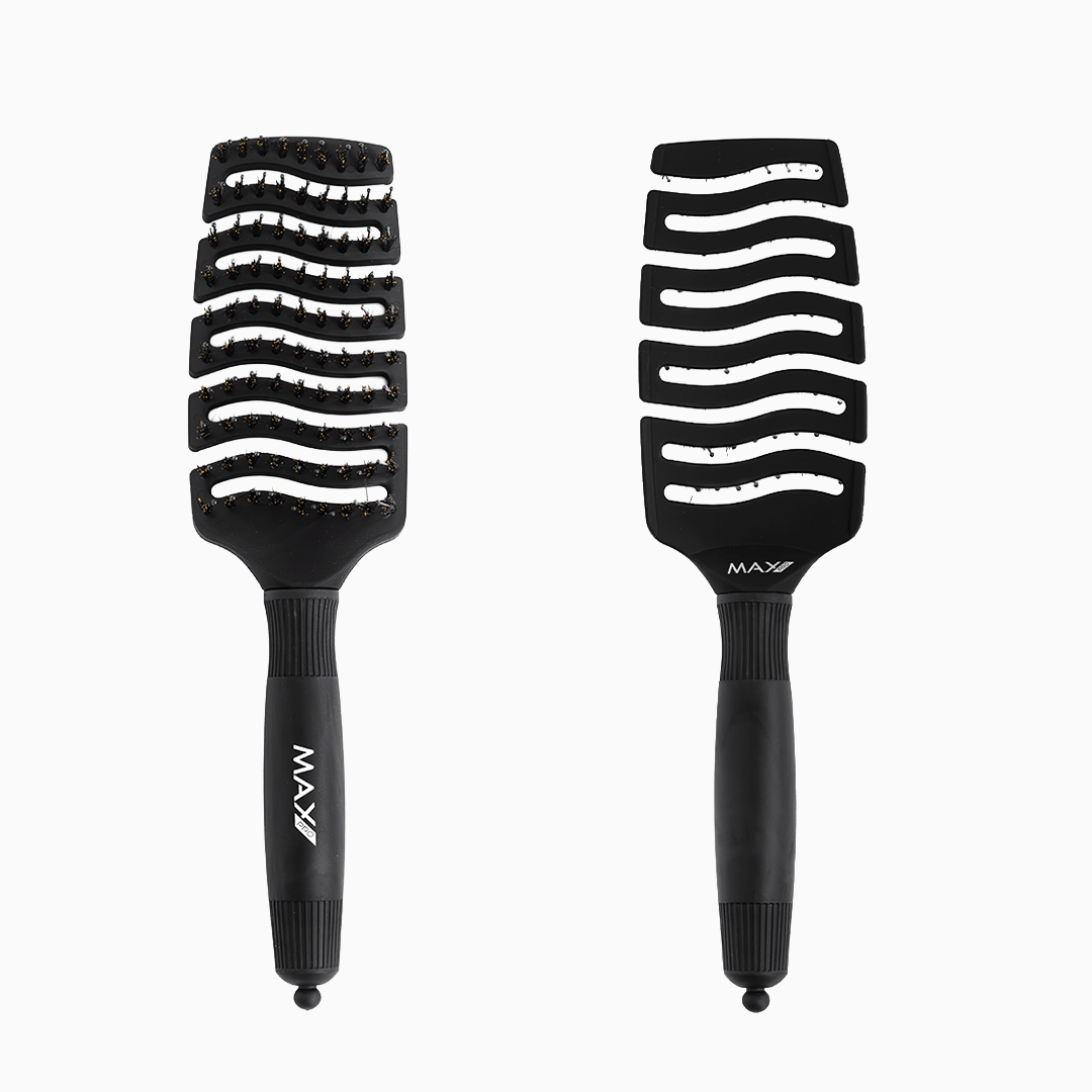 Max Pro Detangler Brush - Midnight Black - Max Pro x MOHI