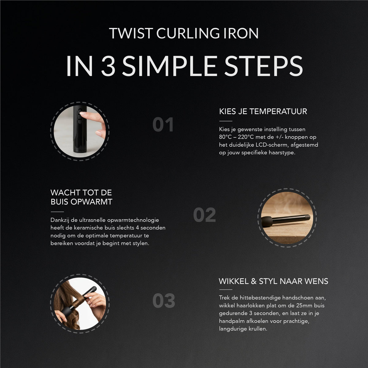 Max Pro Twist 9mm Curling Iron - Max Pro x MOHI