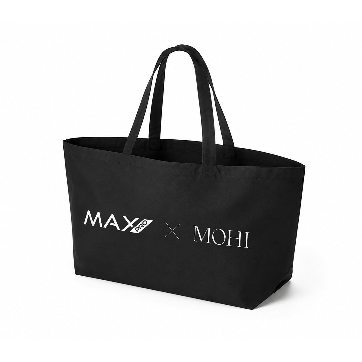 Max Pro x MOHI Big Cotton Bag Black - Max Pro x MOHI