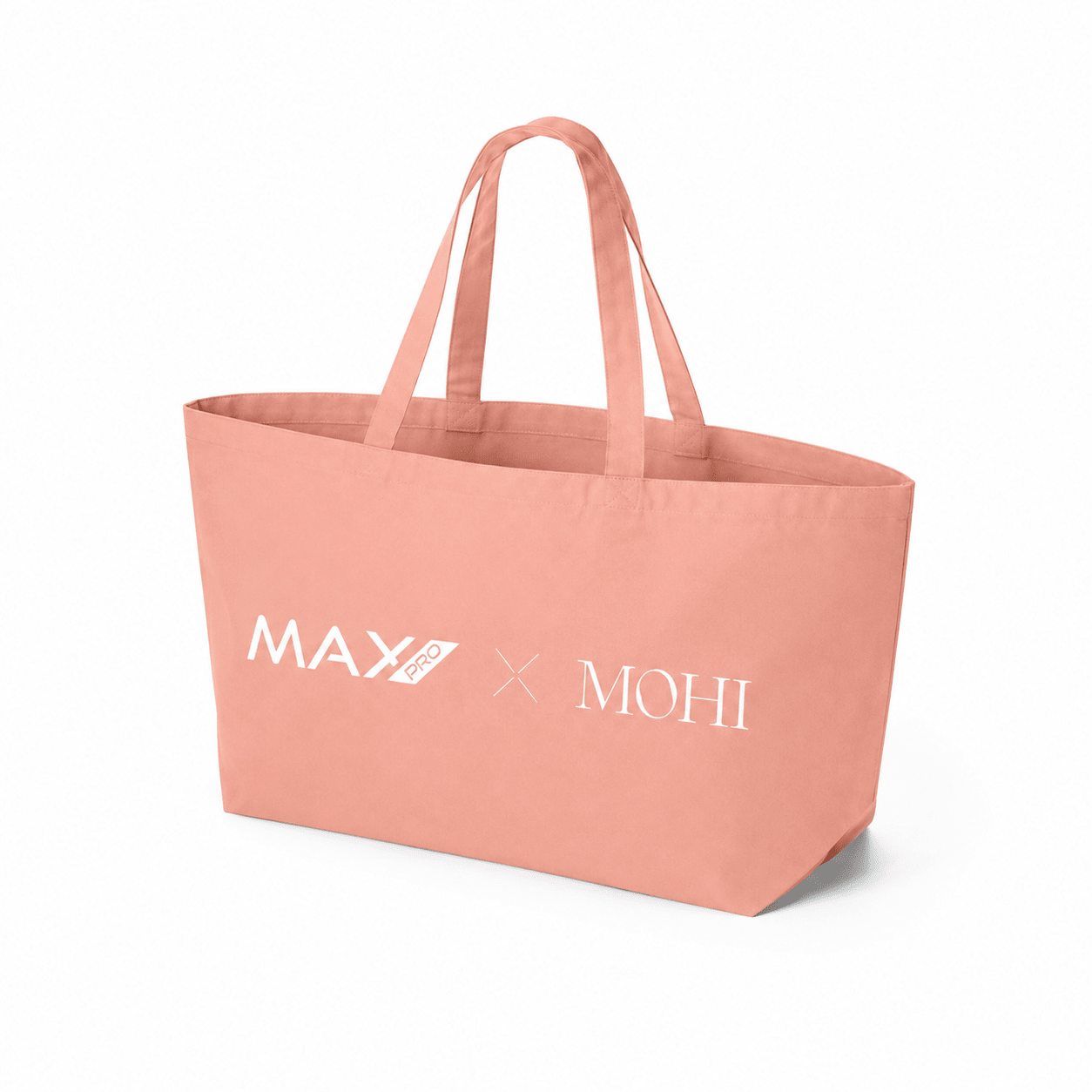 Max Pro x MOHI Big Cotton Bag Soft Pink - Max Pro x MOHI