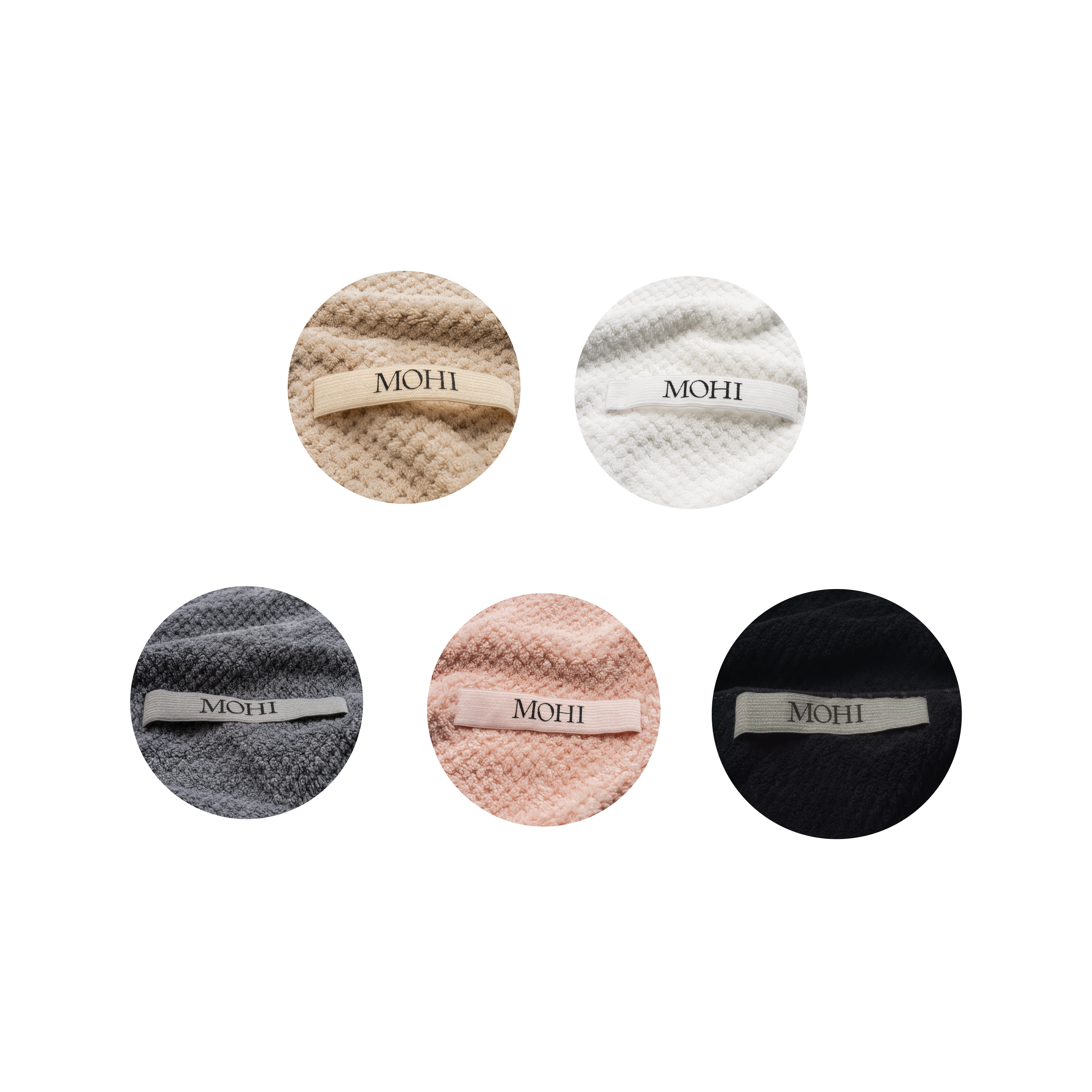 MOHI Microfiber Hair Towel Beige - Max Pro x MOHI