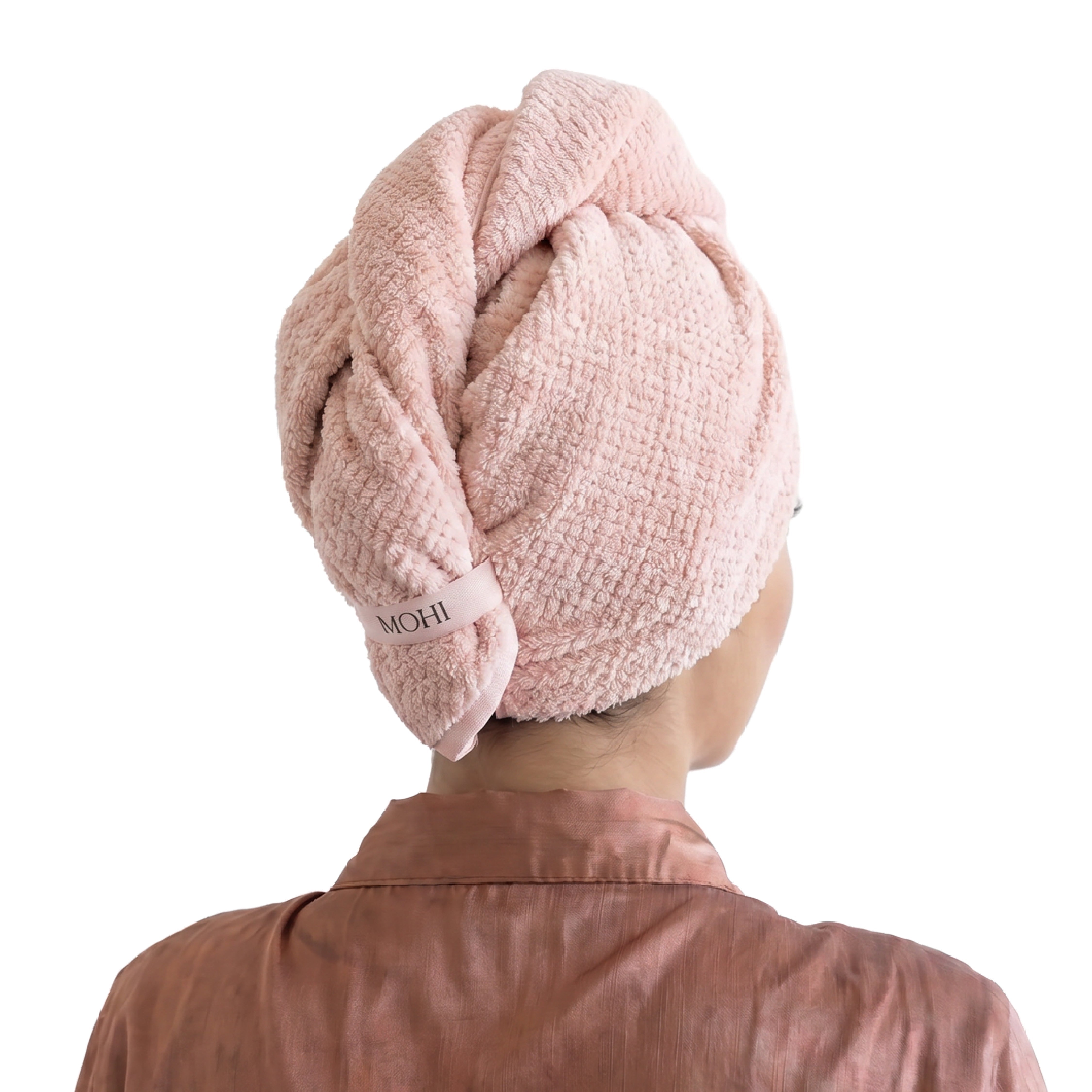 MOHI Microfiber Hair Towel Pink - Max Pro x MOHI