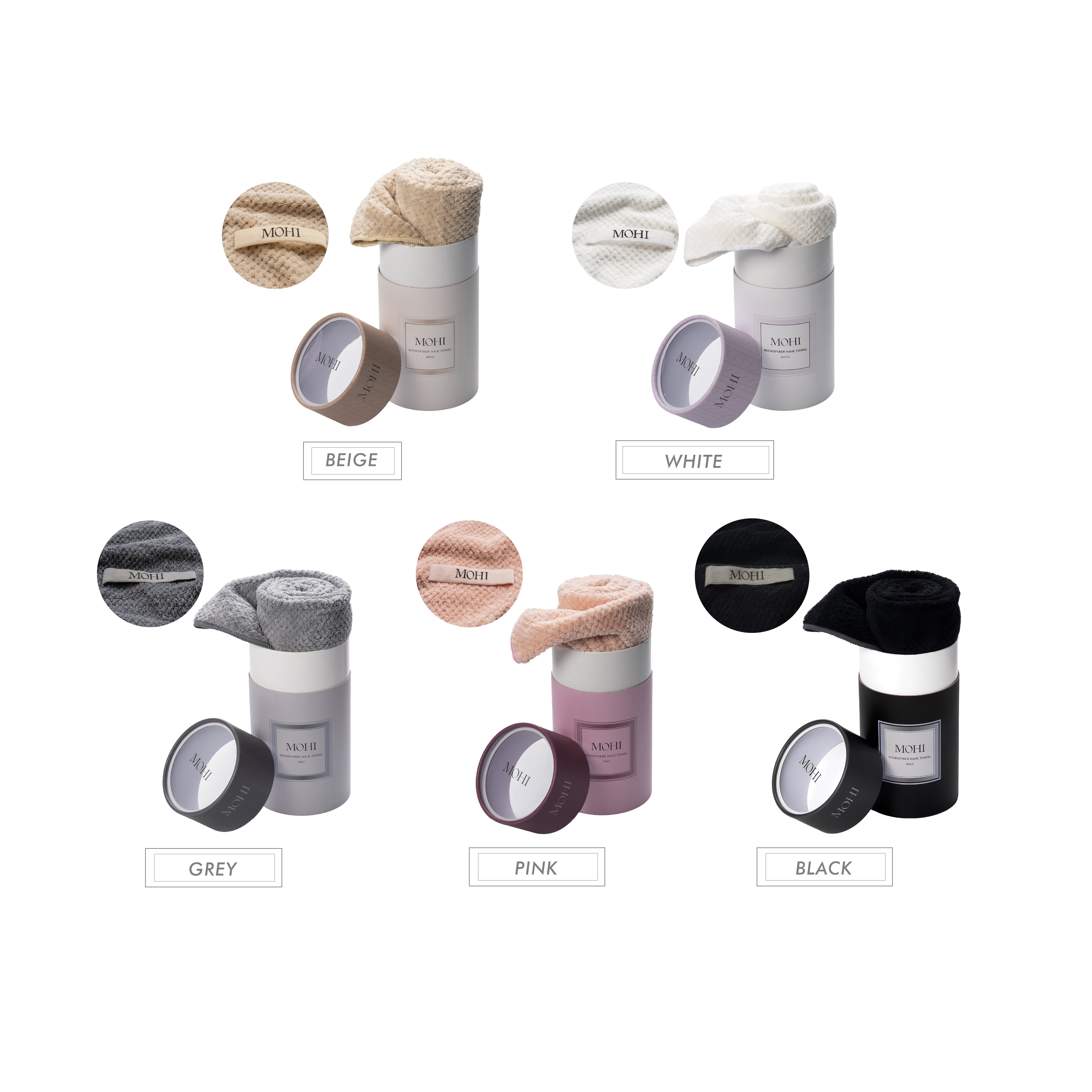 MOHI Microfiber Hair Towel Pink - Max Pro x MOHI