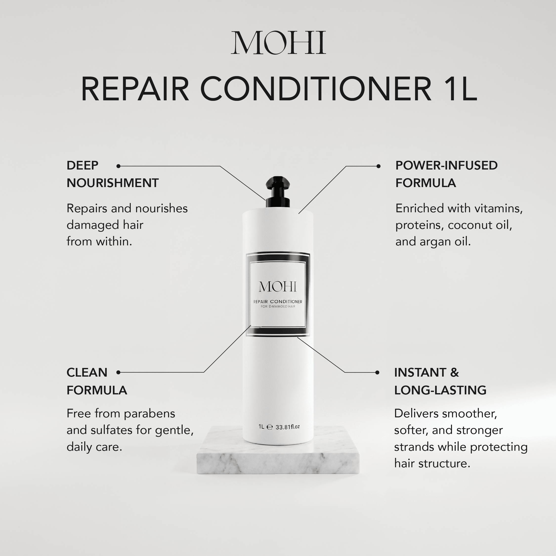 MOHI Repair Conditioner 1L - Max Pro x MOHI