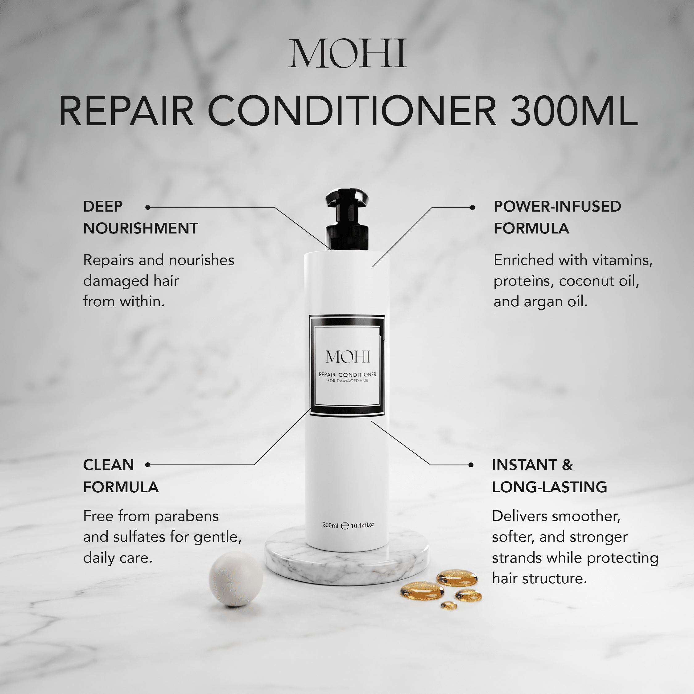 MOHI Repair Conditioner 300ml - Max Pro x MOHI