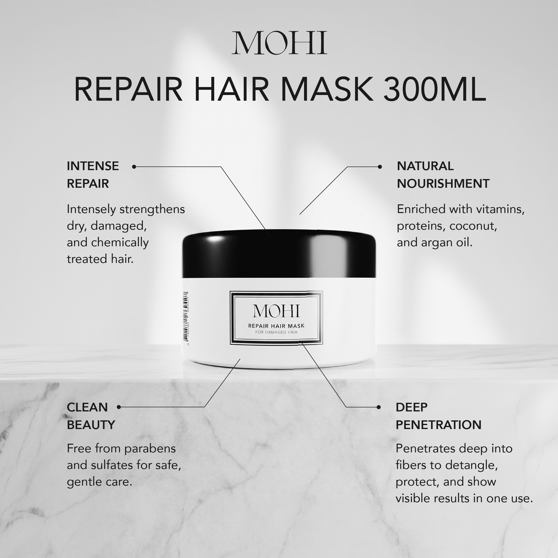 MOHI Repair Mask 300ml - Max Pro x MOHI