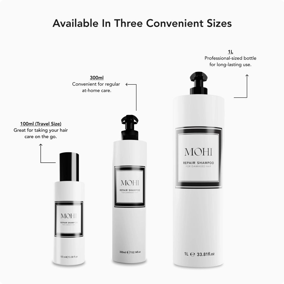 MOHI Repair Shampoo 100ml - Travel Size - Max Pro x MOHI