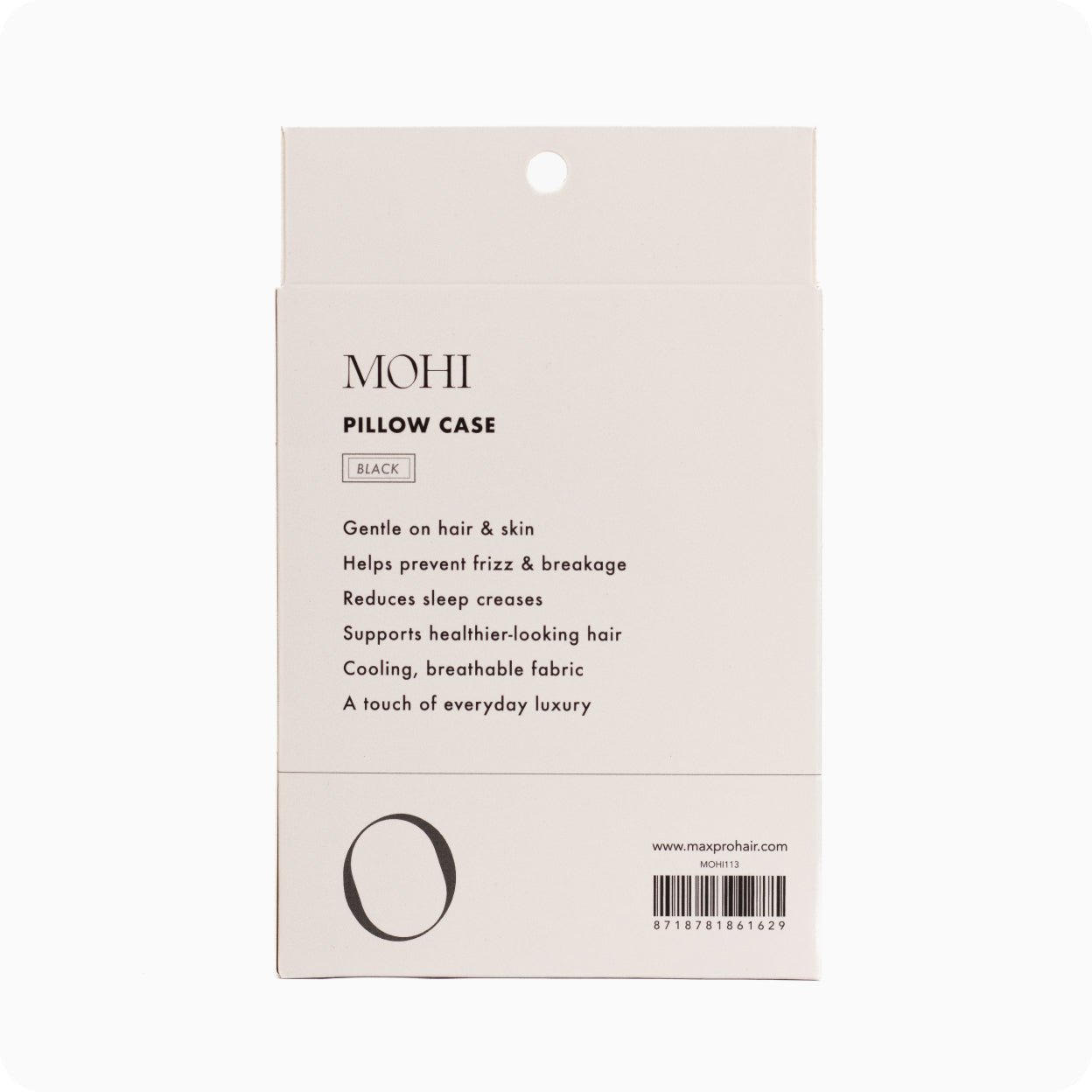 MOHI Satin Pillow Case - Black - Max Pro x MOHI