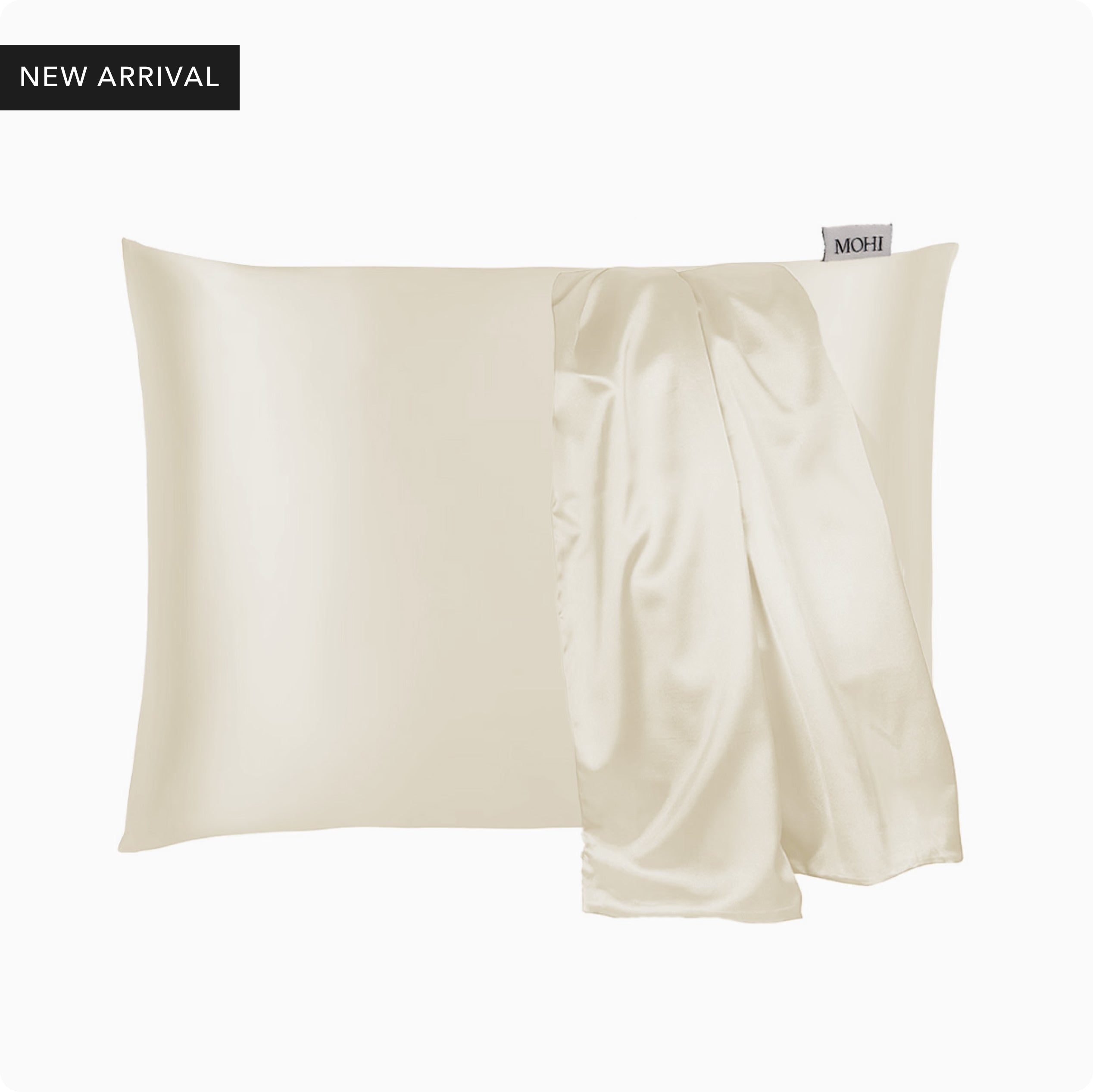 MOHI Satin Pillow Case - Off White - Max Pro x MOHI