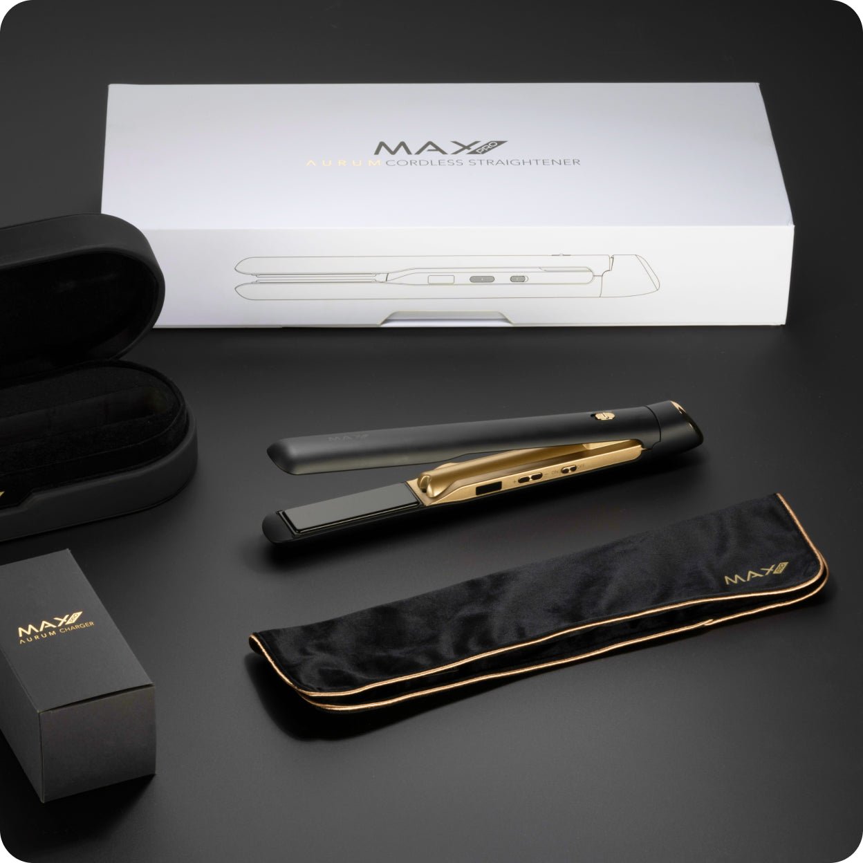 Max Pro Aurum Cordless Straightener | Max Pro Hair