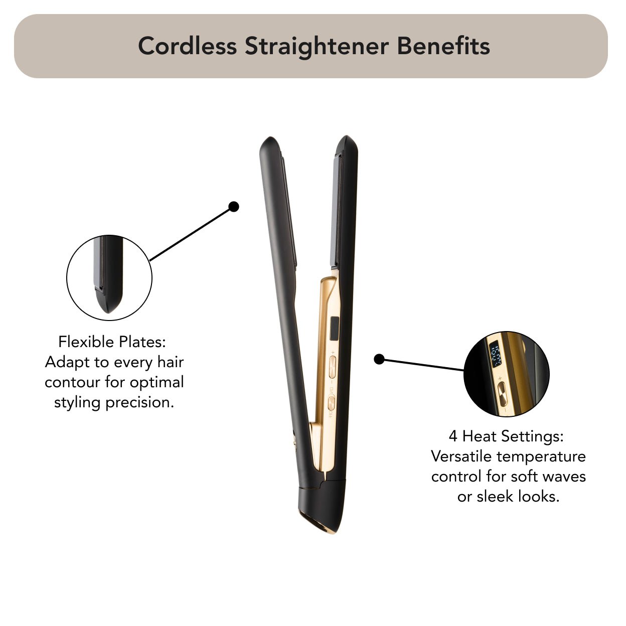 Max Pro Aurum Cordless Straightener | Max Pro Hair