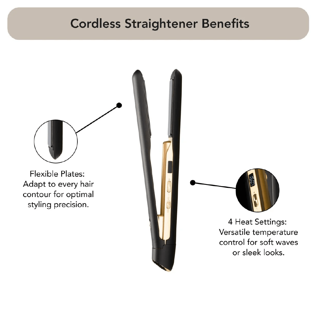 Max Pro Aurum Cordless Straightener - Max Pro x MOHI