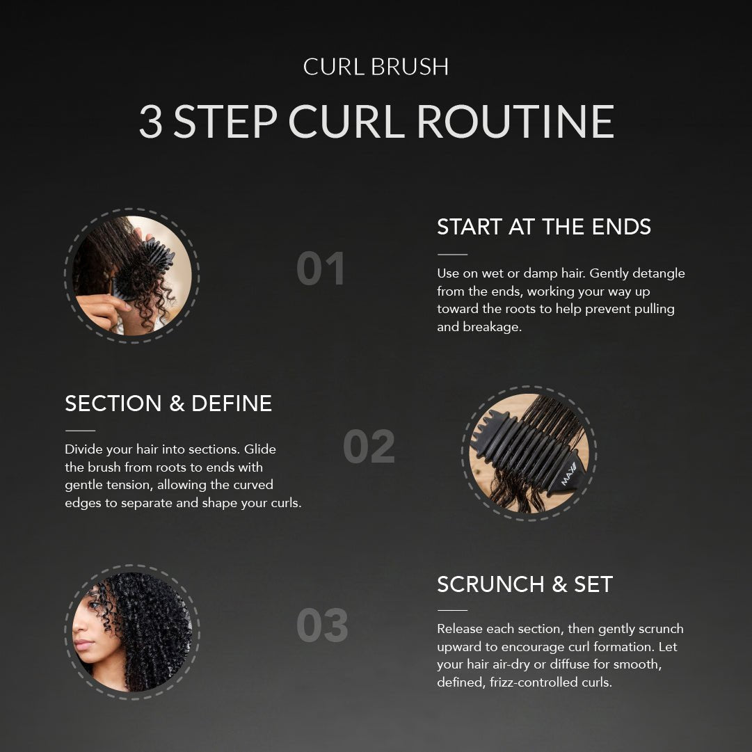 Max Pro Curl Brush - Calm Lavender - Max Pro x MOHI