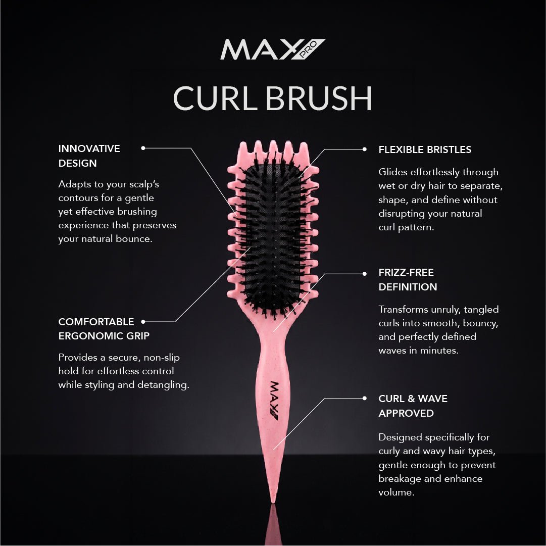 Max Pro Curl Brush - Calm Lavender - Max Pro x MOHI