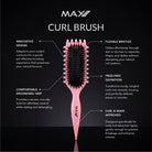 Max Pro Curl Brush - Calm Lavender - Max Pro x MOHI