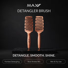 Max Pro Detangler Brush - Blush Peach - Max Pro x MOHI