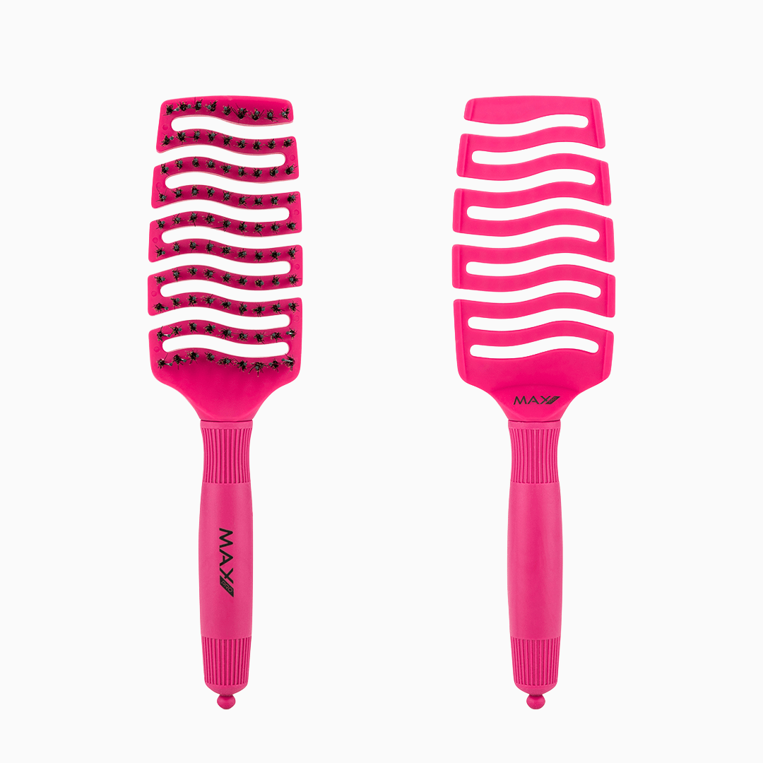 Max Pro Detangler Brush - Burgundy Beauty - Max Pro x MOHI