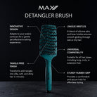 Max Pro Detangler Brush - Evergreen Elegance - Max Pro x MOHI