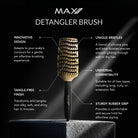 Max Pro Detangler Brush - Gold - Max Pro x MOHI