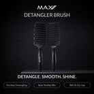 Max Pro Detangler Brush - Midnight Black - Max Pro x MOHI