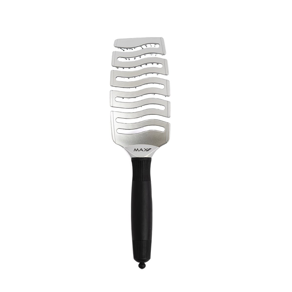 Max Pro Detangler Brush - Silver - Max Pro x MOHI