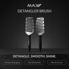 Max Pro Detangler Brush - Silver - Max Pro x MOHI