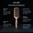 Max Pro Detangler Brush - Taupe Touch - Max Pro x MOHI