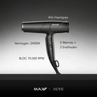 Max Pro Infinity Hair Dryer 2100W - Max Pro x MOHI