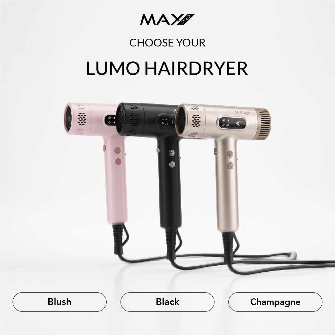 Max Pro LUMO Hairdryer - Black - Max Pro x MOHI