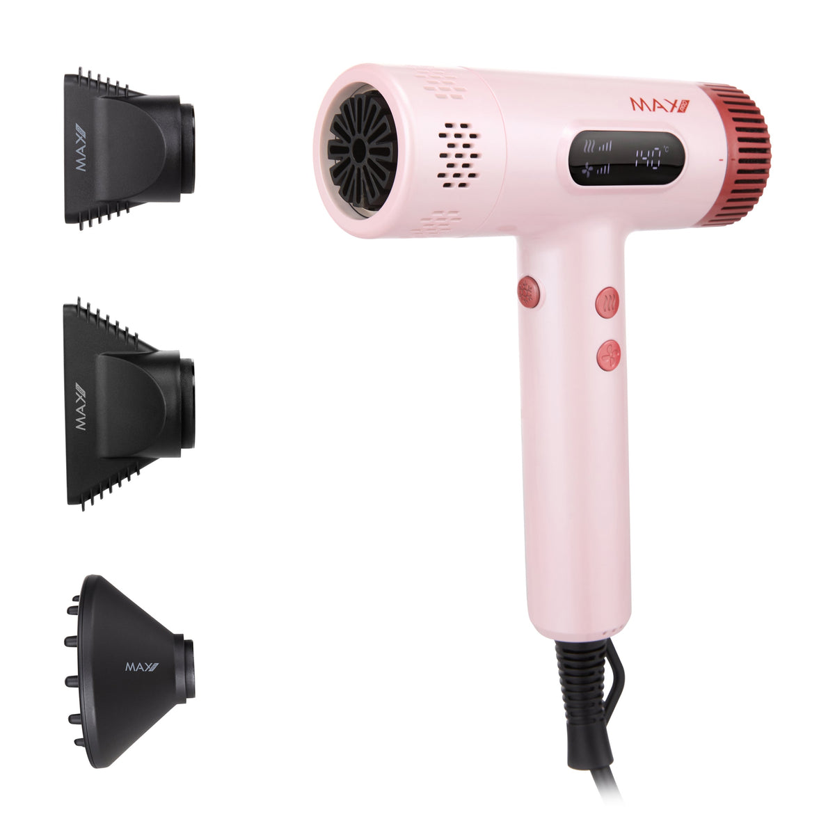Max Pro LUMO Hairdryer - Blush - Max Pro x MOHI