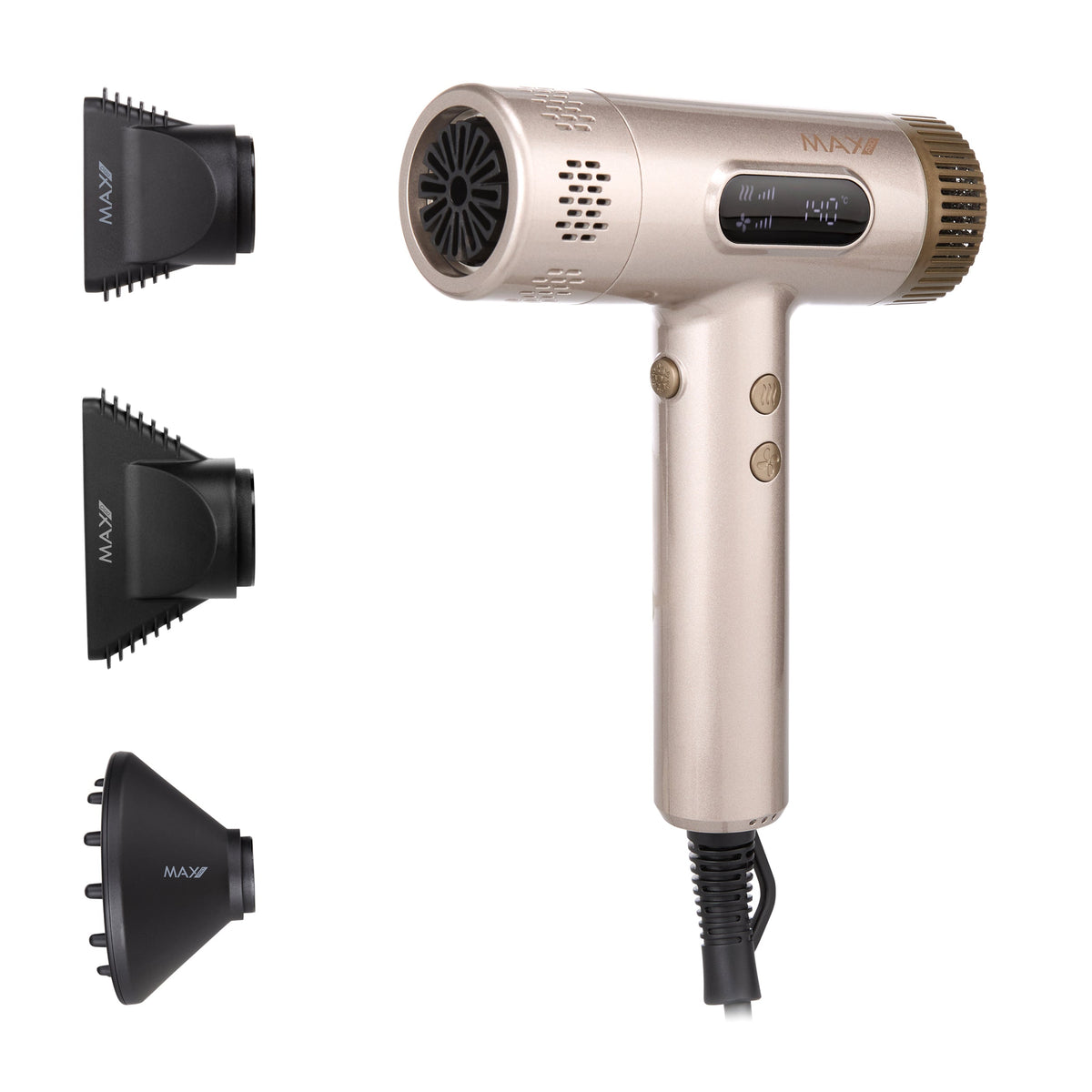 Max Pro LUMO Hairdryer - Champagne - Max Pro x MOHI
