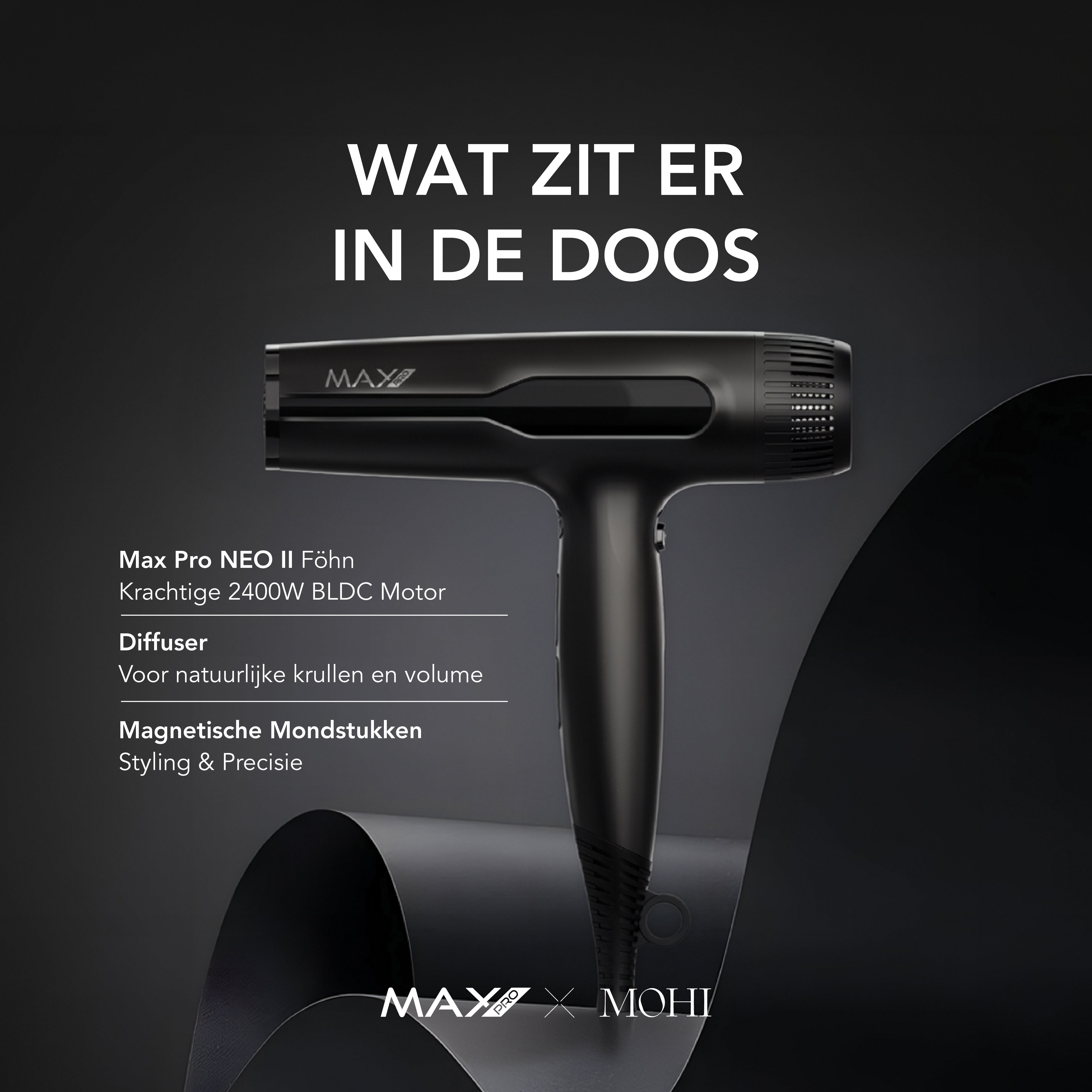Max Pro NEO Hair Dryer 2100W - Max Pro x MOHI