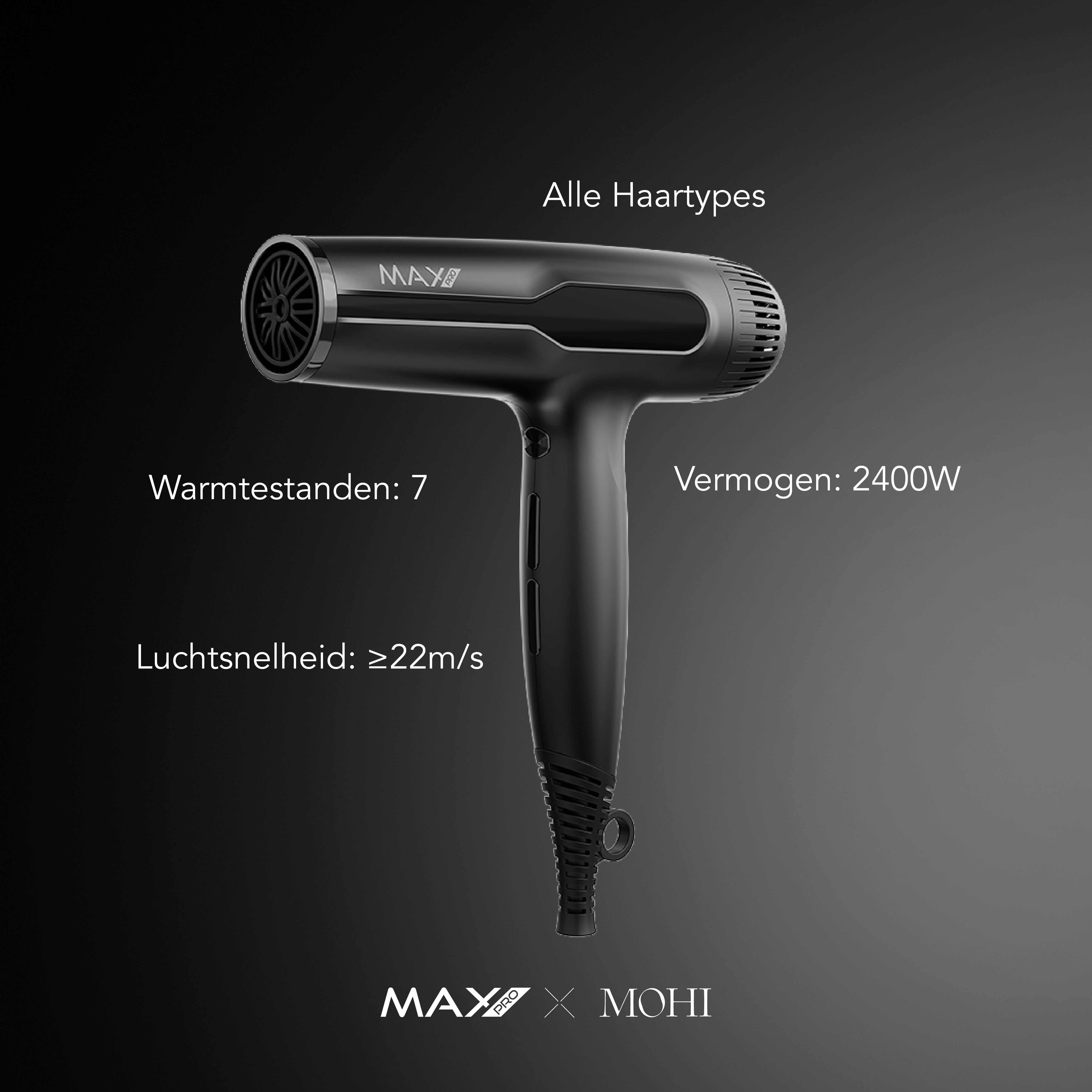 Max Pro NEO Hair Dryer 2100W - Max Pro x MOHI