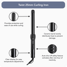 Max Pro Twist 25mm Curling Iron - Max Pro x MOHI