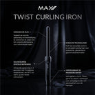Max Pro Twist 9mm Curling Iron - Max Pro x MOHI