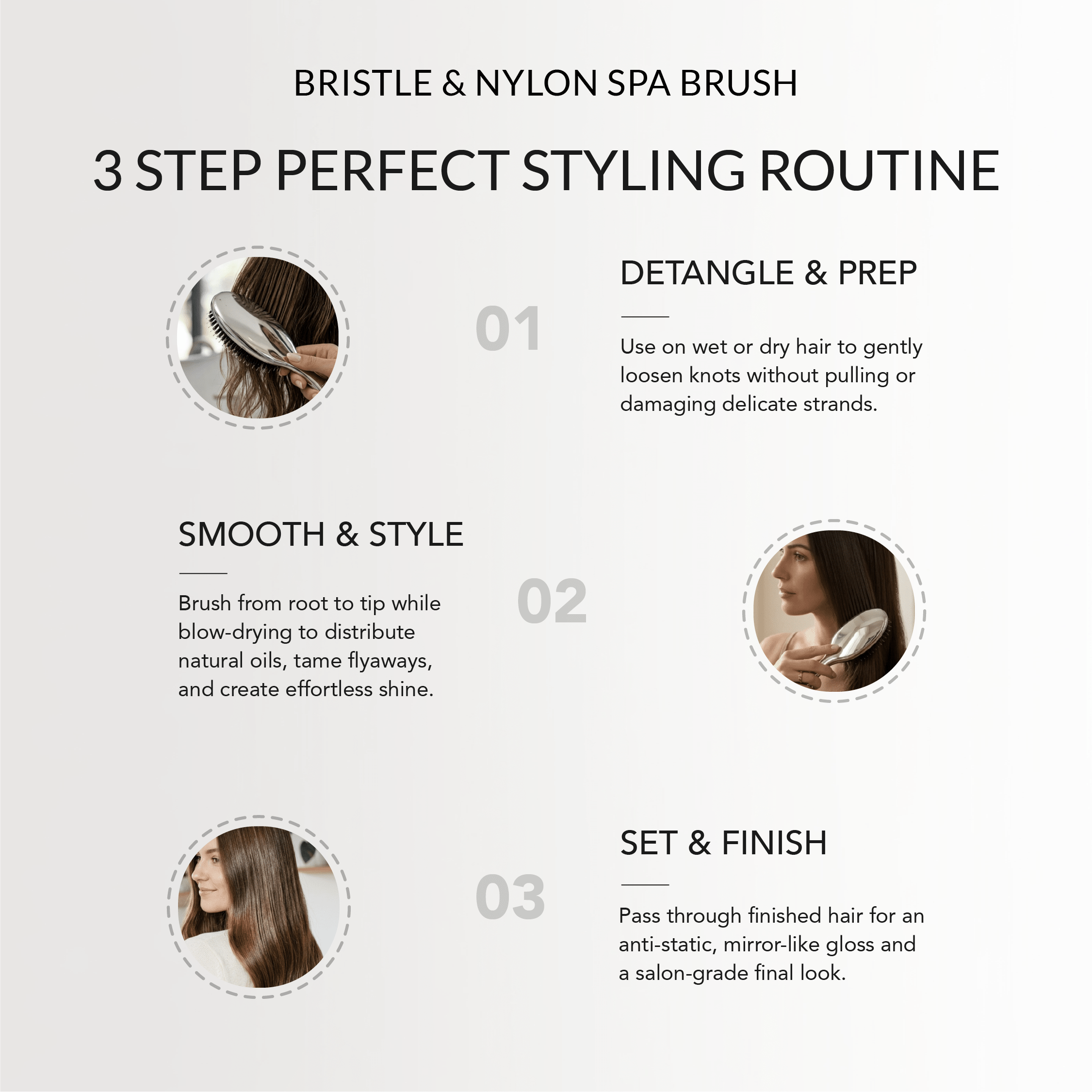 MOHI Bristle & Nylon Spa Brush | Size One - Max Pro x MOHI