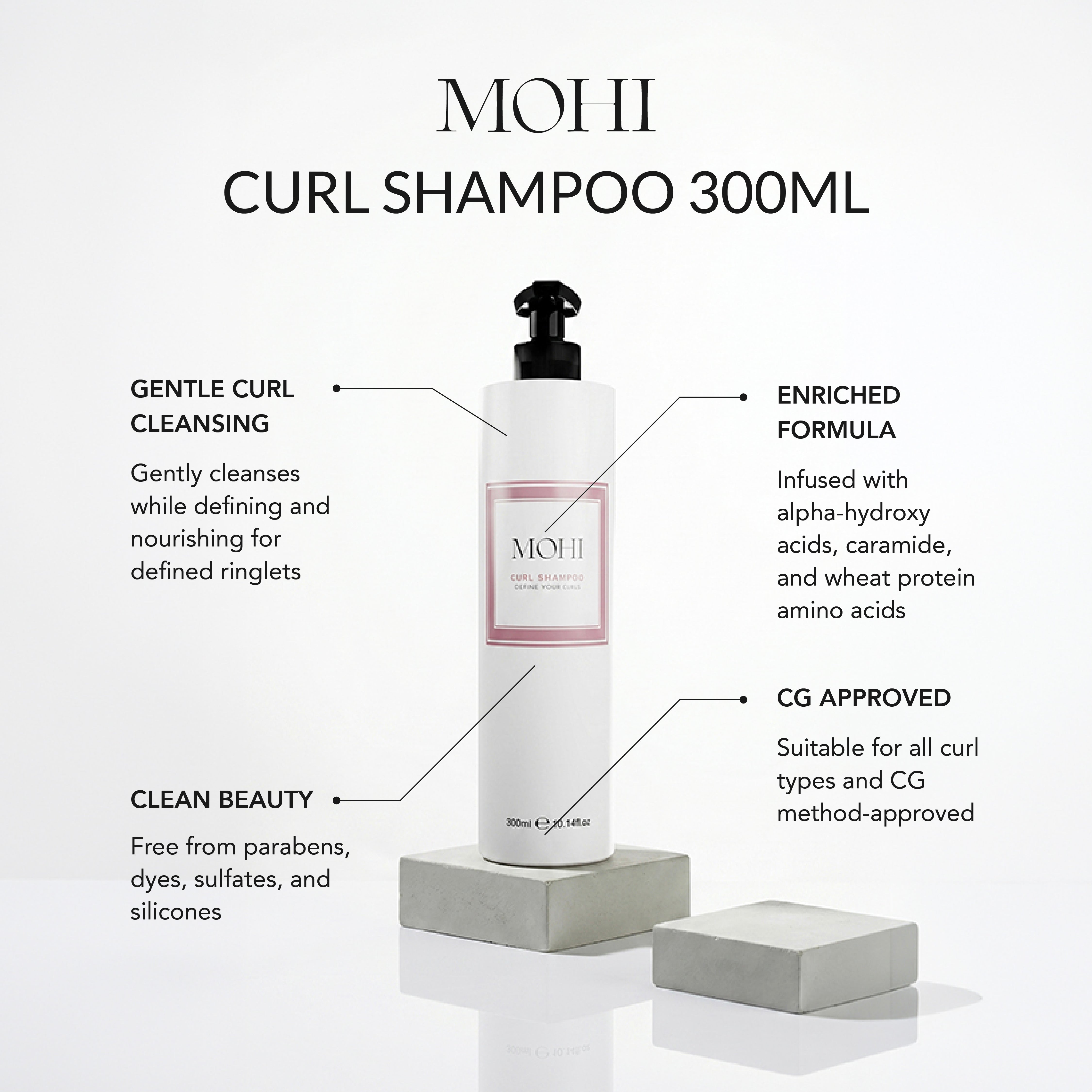 MOHI Curl Shampoo 300ml - Max Pro x MOHI