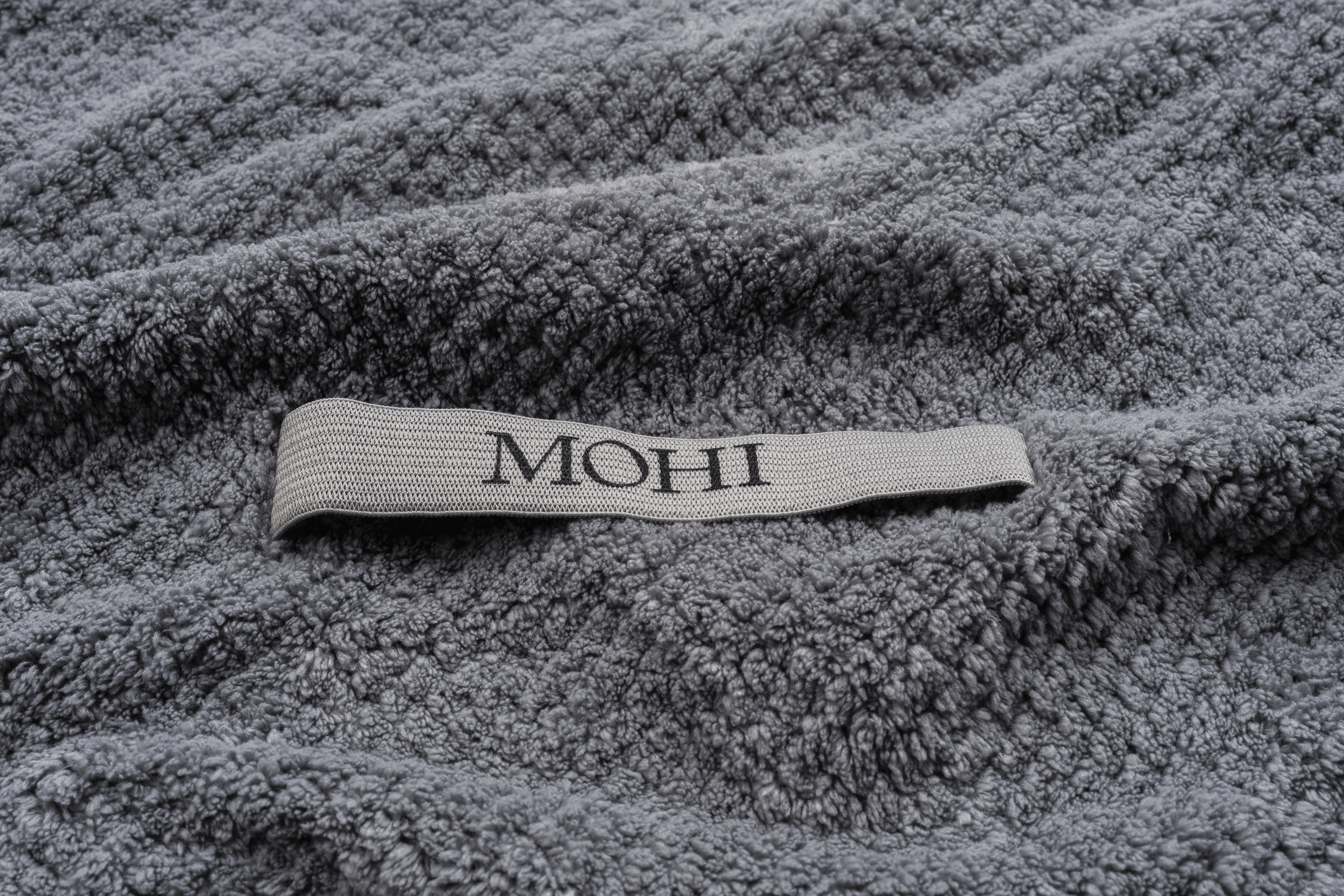 MOHI Microfiber Hair Towel Grey - Max Pro x MOHI